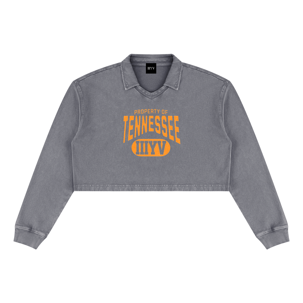 Tennessee Vintage-Wash Crop Sweatshirt