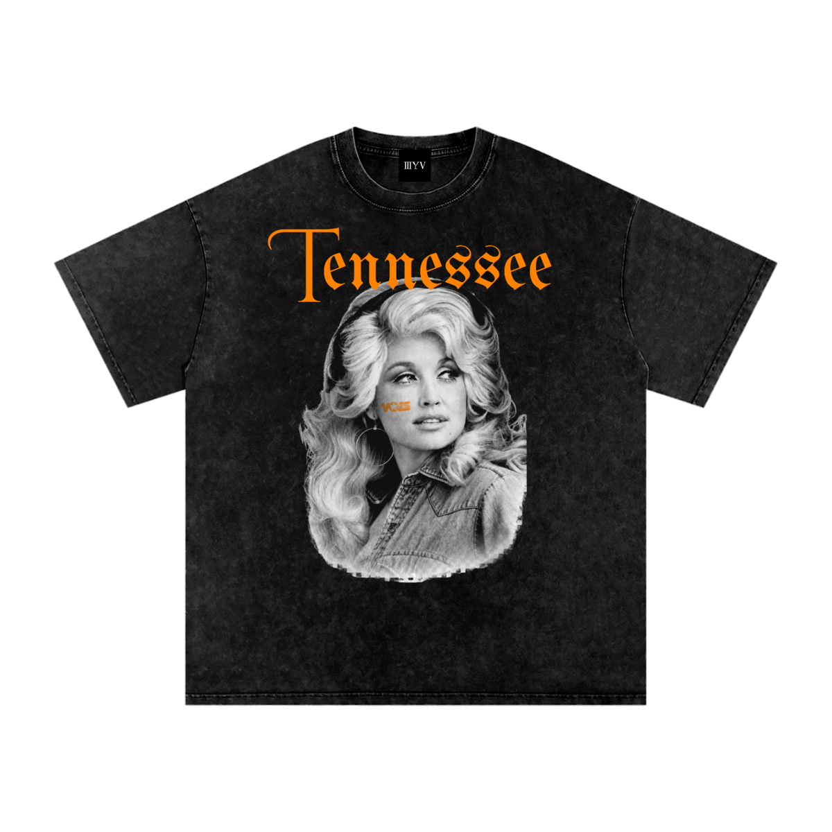 Dolly Tennessee Portrait Oversized Washed Tee