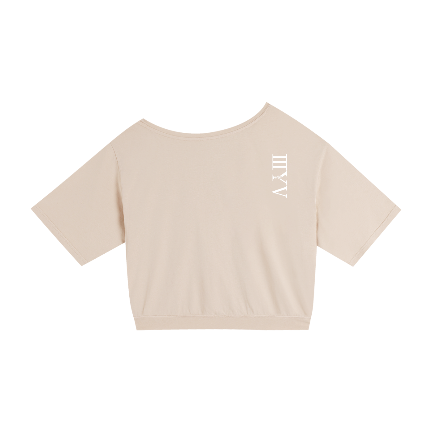 Asymmetric Shoulder Oversized Cotton T-Shirt