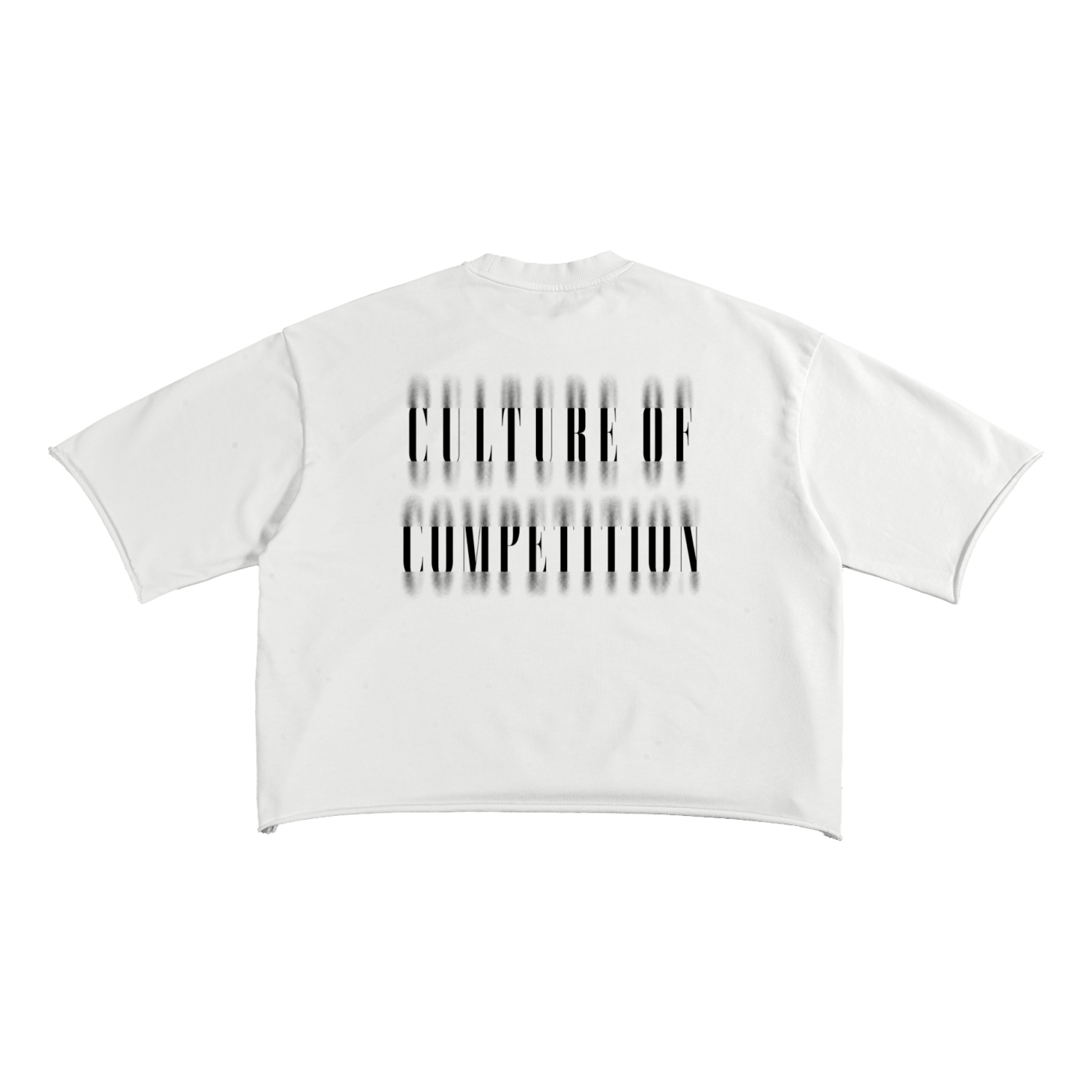 French Terry Raw Edge T-Shirt
