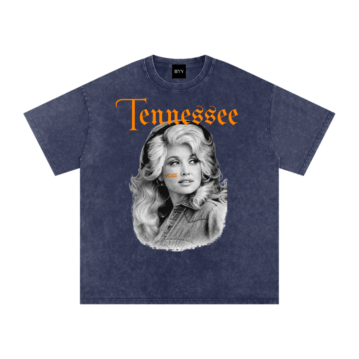 Dolly Tennessee Portrait Oversized Washed Tee