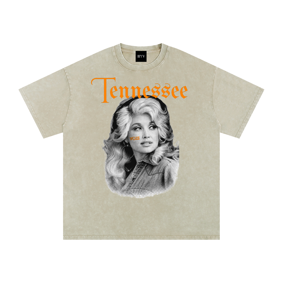 Dolly Tennessee Portrait Oversized Washed Tee