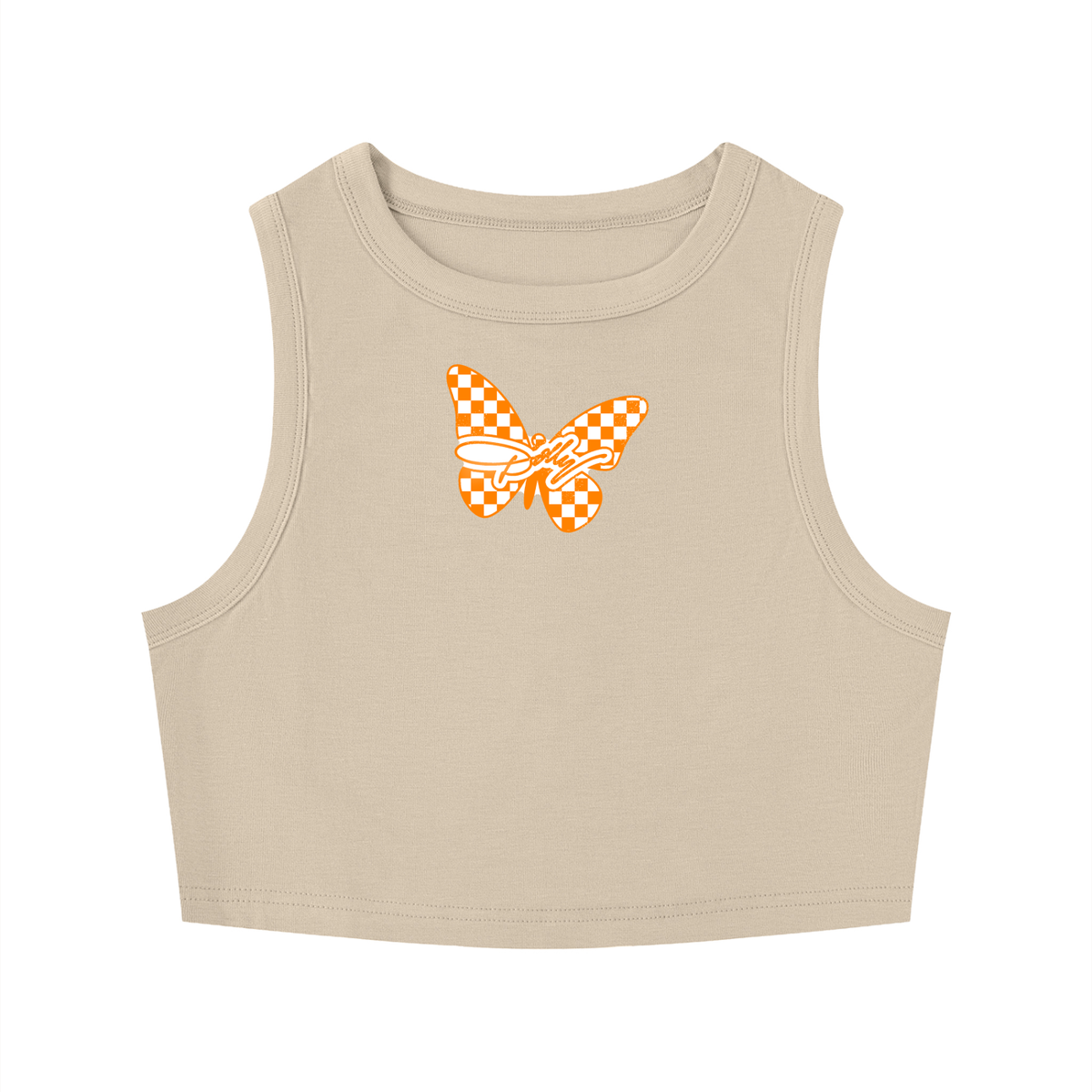 Dolly Butterfly Cropped Tank