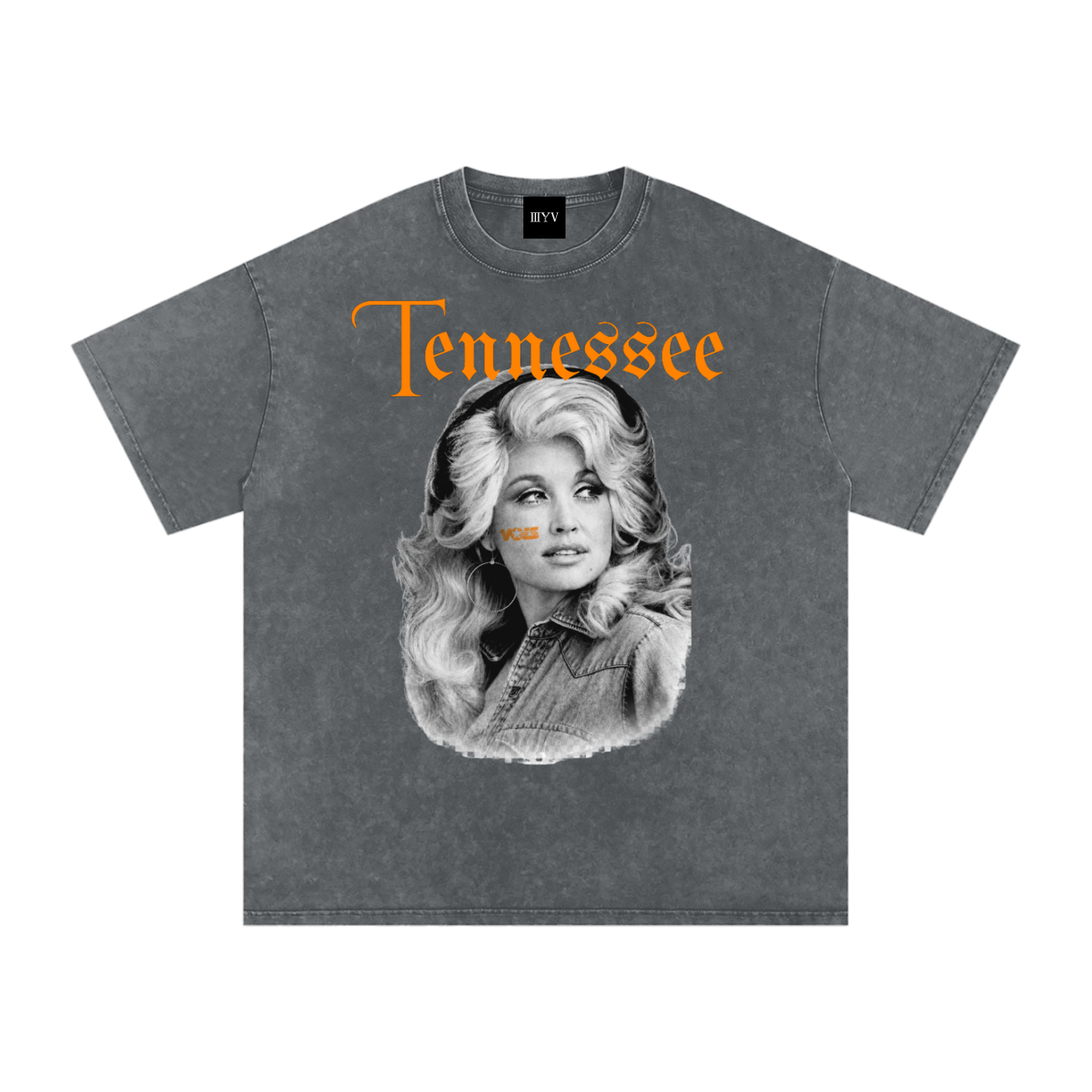 Dolly Tennessee Portrait Oversized Washed Tee