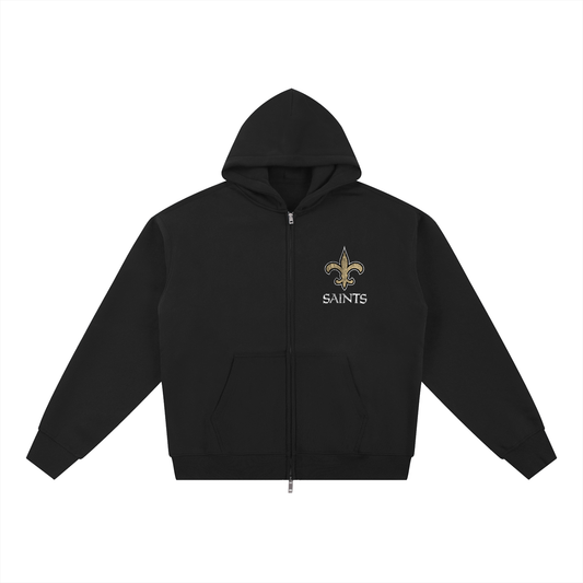 Essential Fleece Zip-Through Hoodie