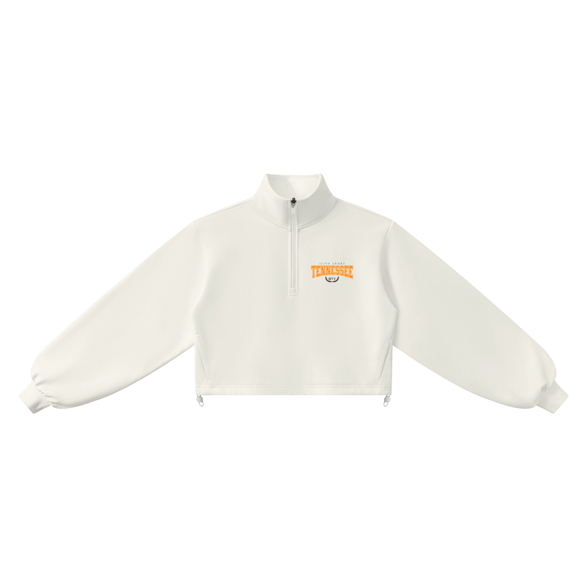 Tennessee Legacy Cropped Quarter-Zip Sweatshirt