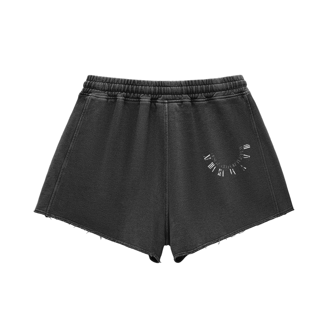 Women’s Raw Edge Drawstring Shorts