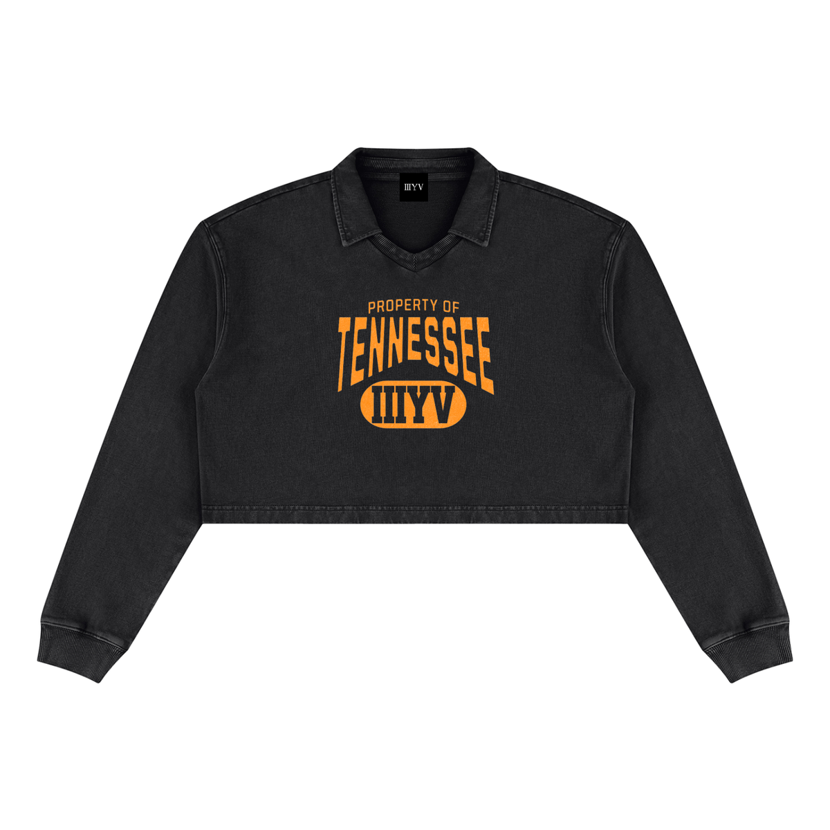 Tennessee Vintage-Wash Crop Sweatshirt