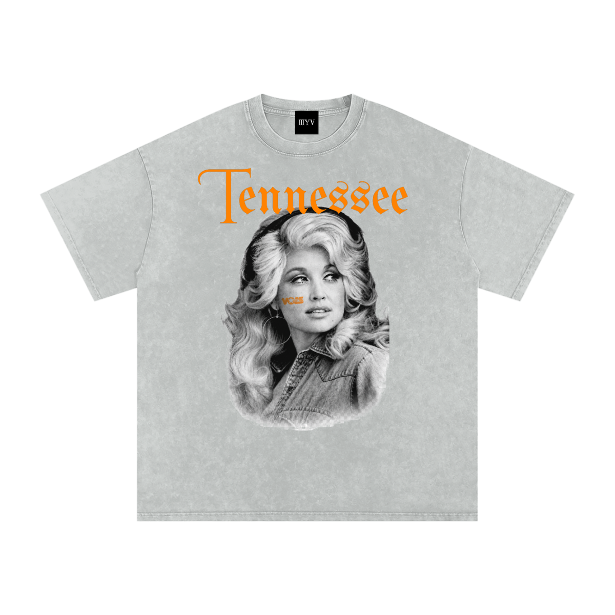 Dolly Tennessee Portrait Oversized Washed Tee