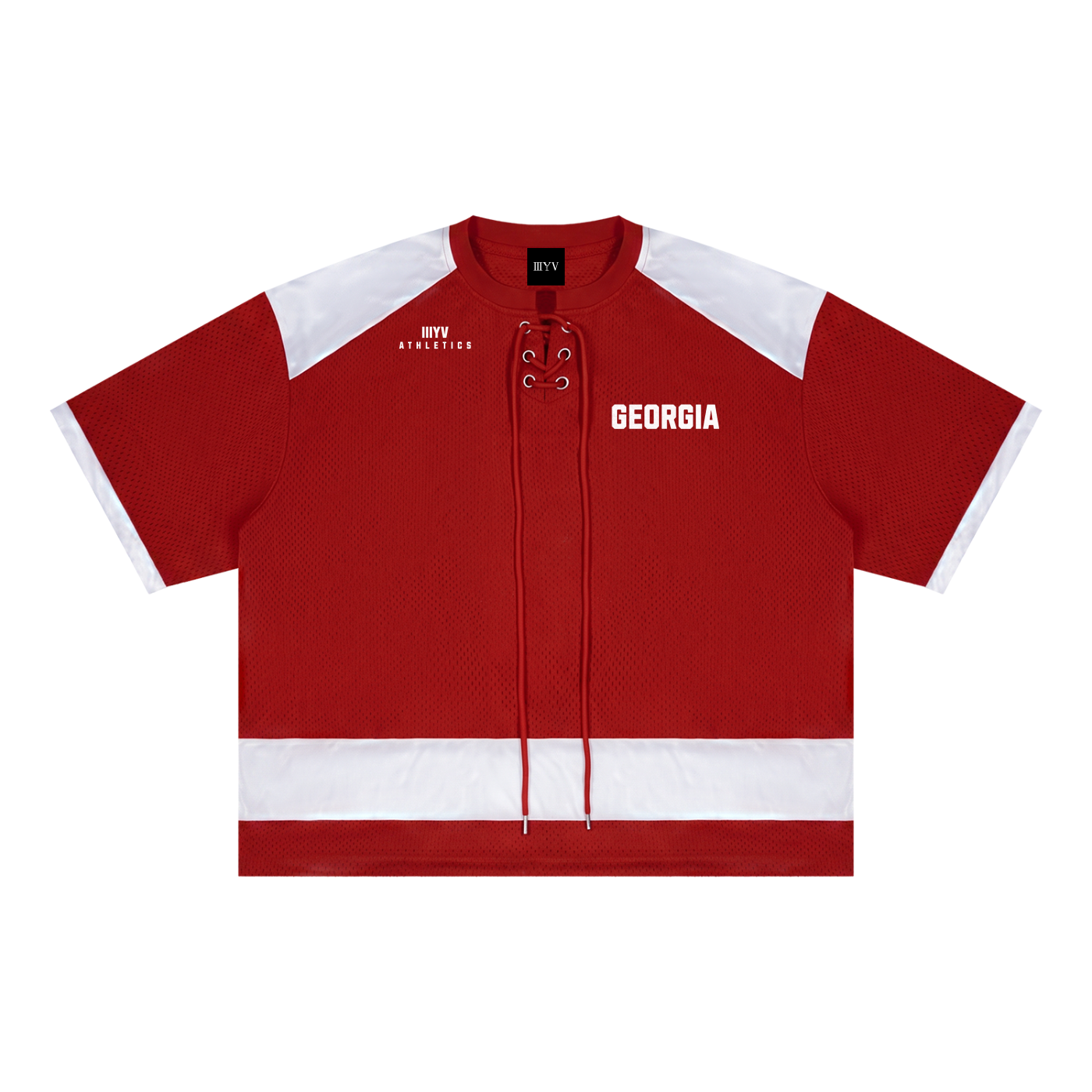 Georgia 03 Lace-Up Mesh Jersey