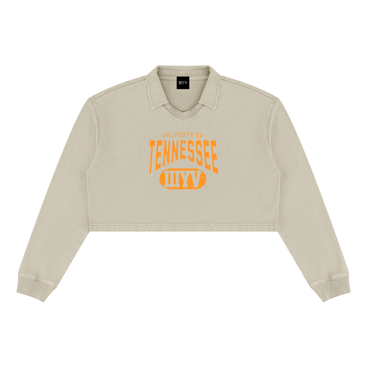 Tennessee Vintage-Wash Crop Sweatshirt