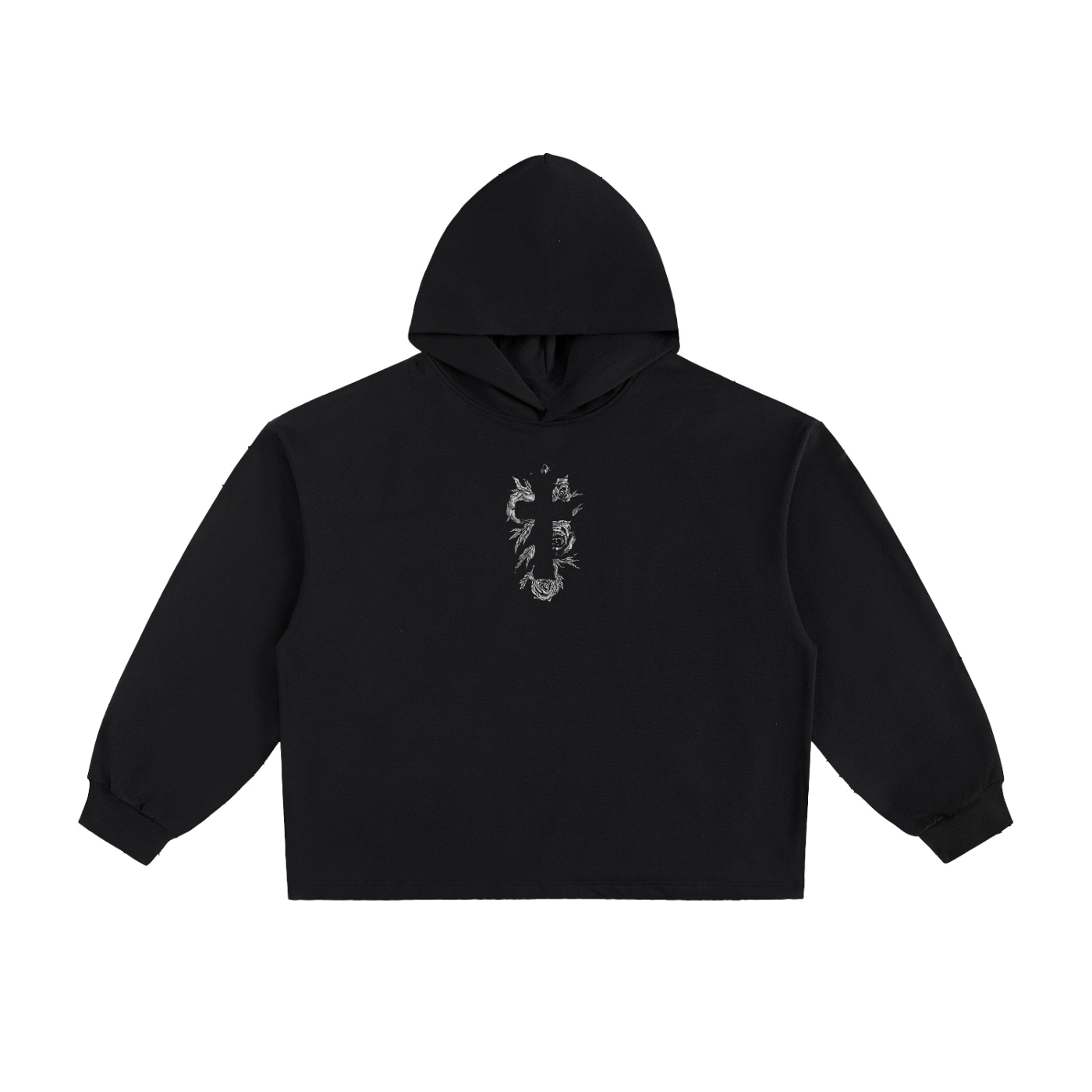“It is Finished” Drawstring Hem Hoodie
