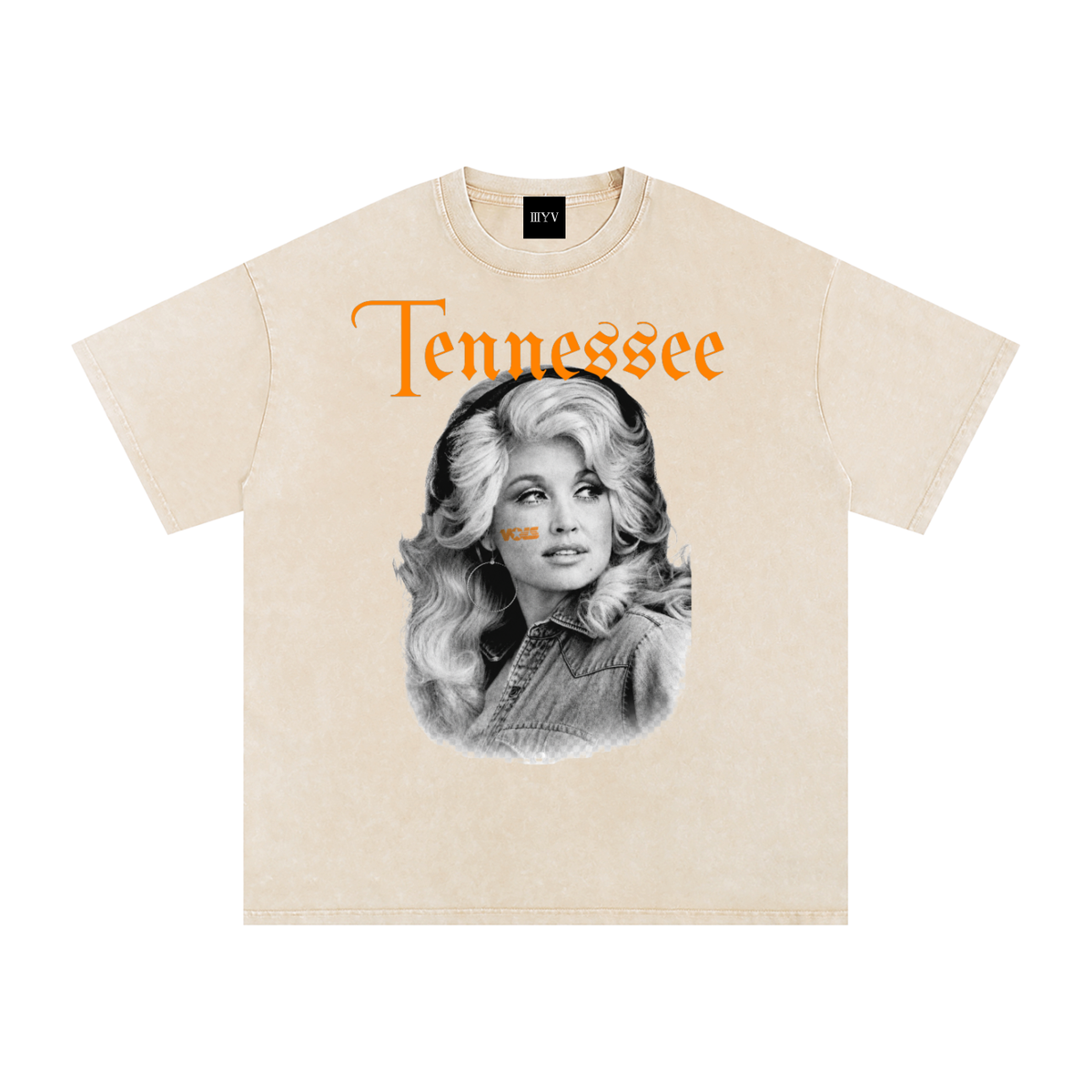 Dolly Tennessee Portrait Oversized Washed Tee