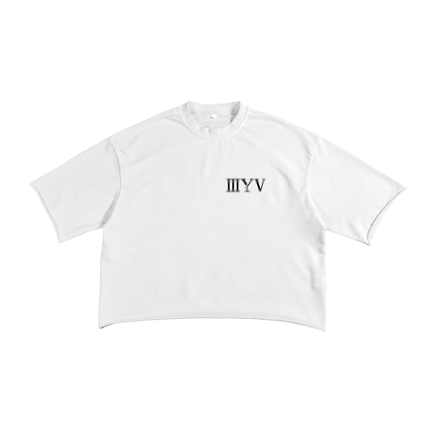 French Terry Raw Edge T-Shirt