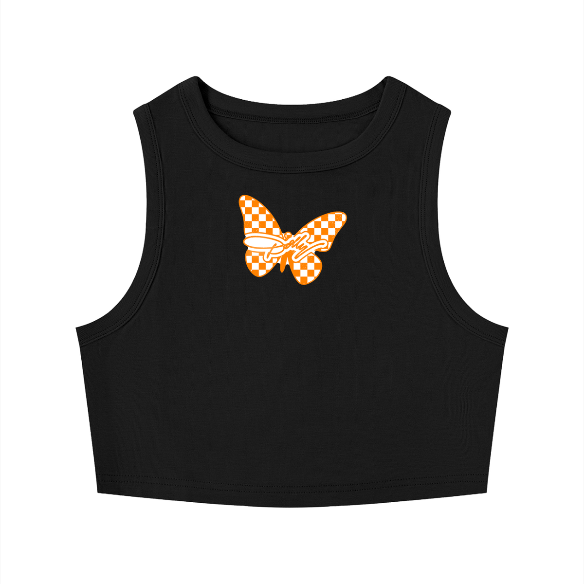 Dolly Butterfly Cropped Tank