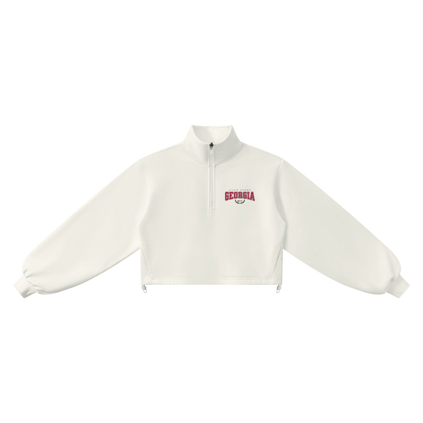 Women’s Mock-Neck Quarter-Zip Sweatshirt