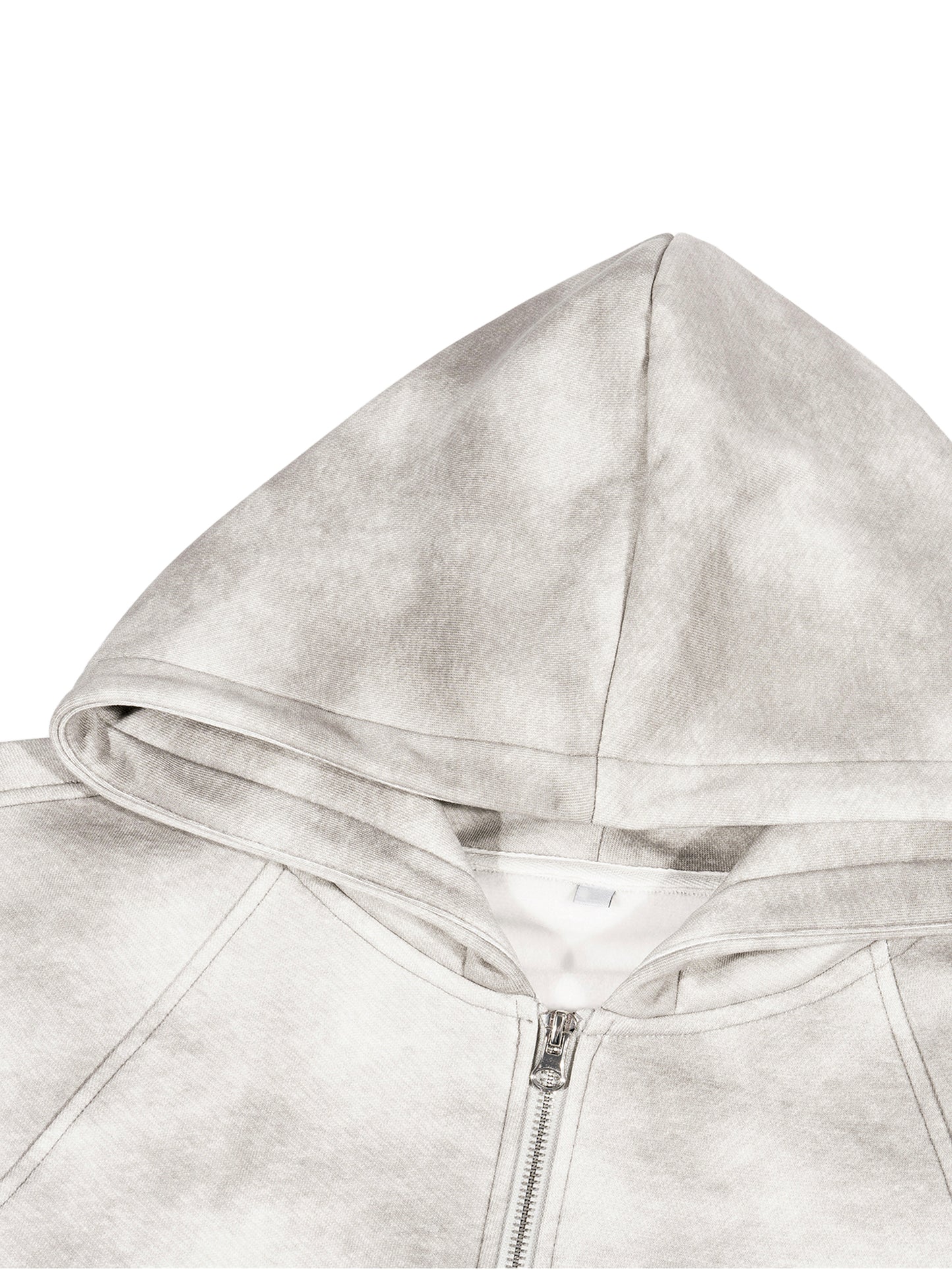 Dirty Washed Zip-Flow Hoodie
