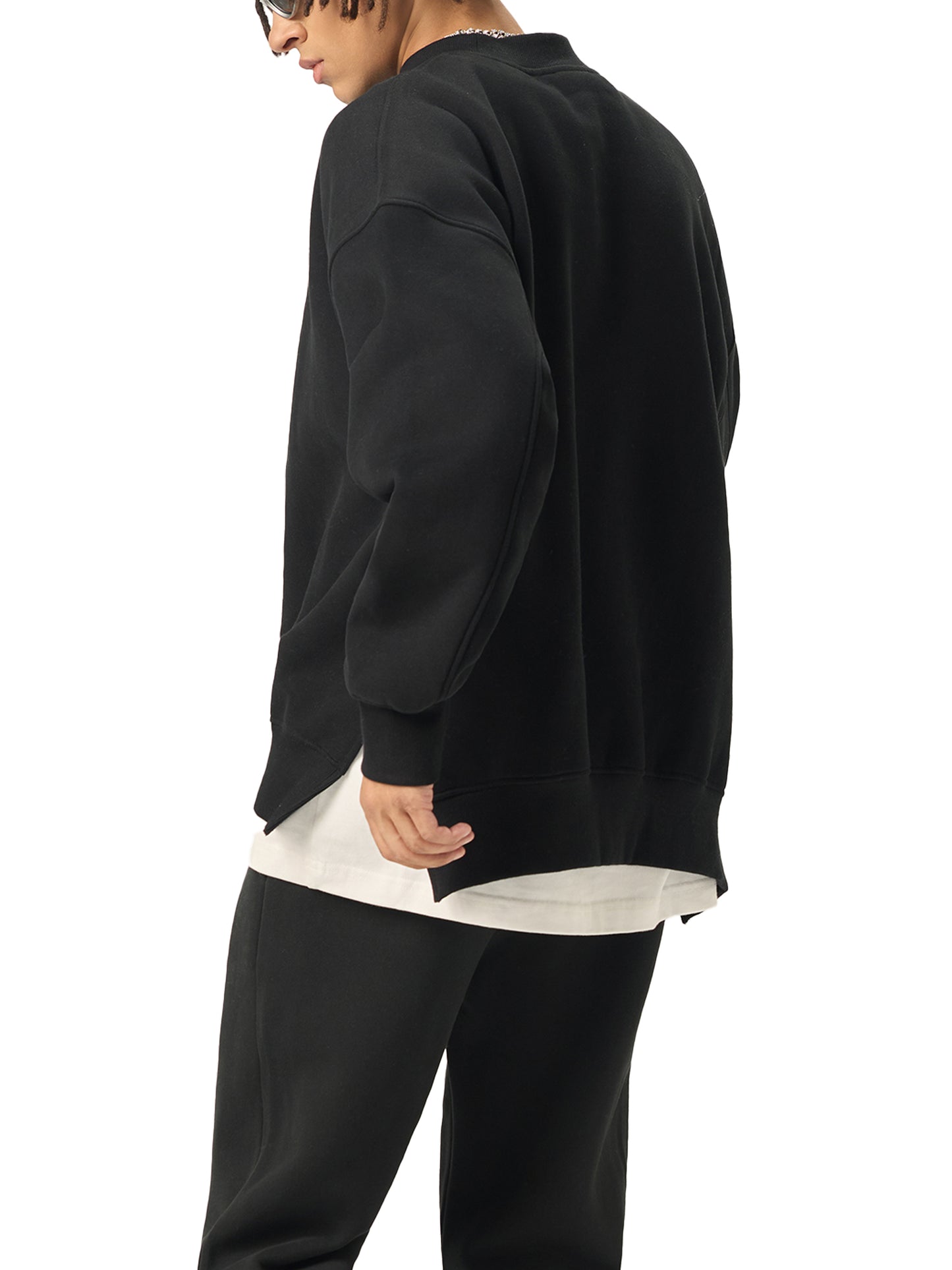 Fleece Side Slit Legacy Crewneck Sweatshirt